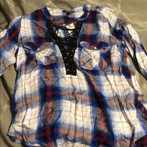 Express plaid shirt